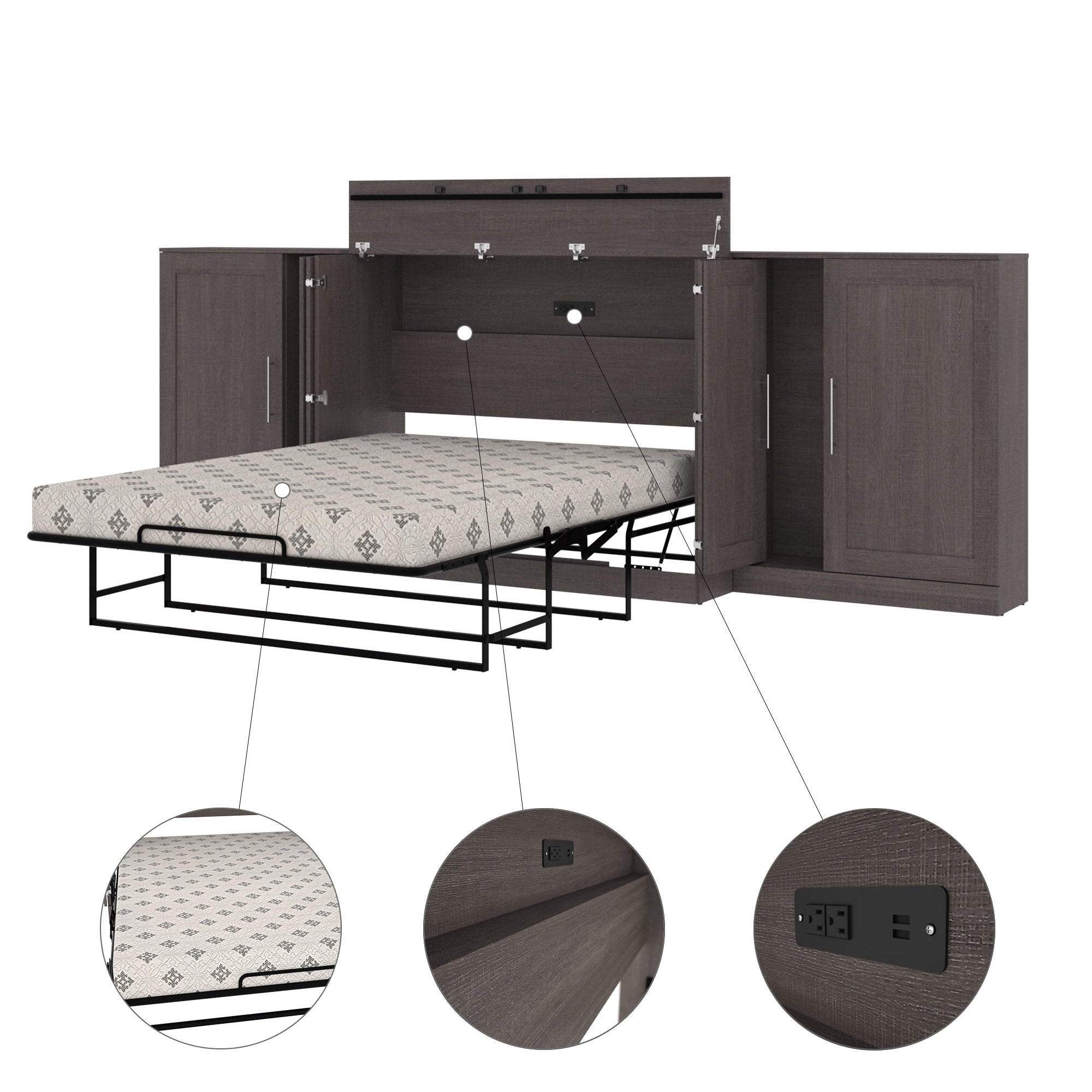 Illusion Full Cabinet Bed