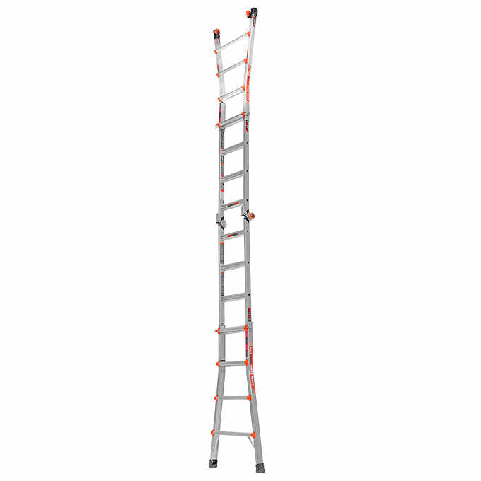 Little Giant MegaLite+ 18 ft. Reach Ladder with Leg Levelers