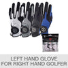 Zero Friction Men's Compression Golf Glove, 4-pack