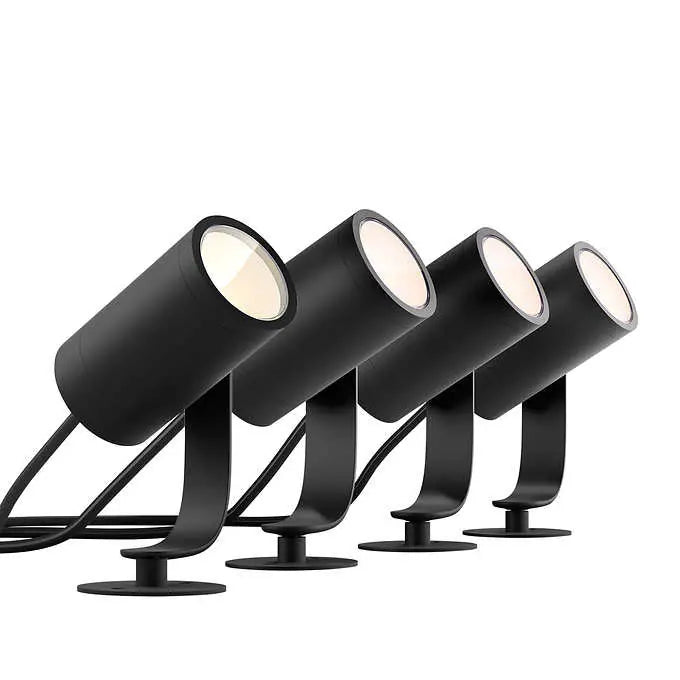 Philips Hue Lily White and Color Outdoor Spotlight Base Kit Plus Extension