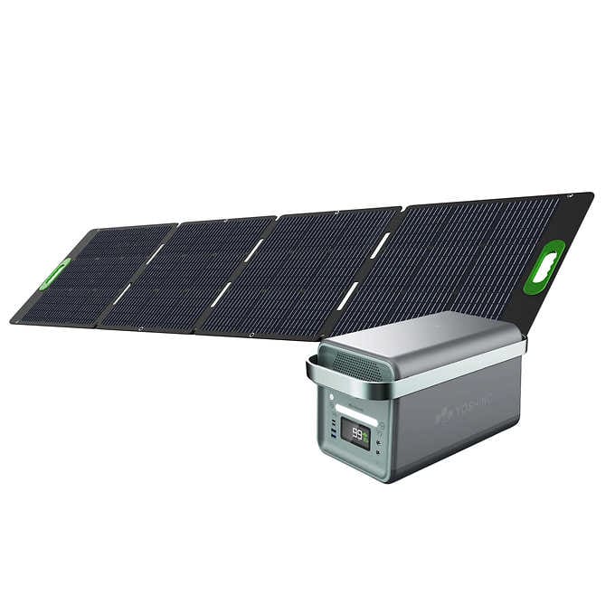 Yoshino K20SP21 2000W Solid State Portable Solar Generator with a 200W Solar Panel