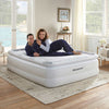 Beautyrest Memory Elite 20” Raised Memory Foam Pillowtop Queen Air Bed with Built-in Pump