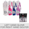 Zero Friction Women's Compression Golf Glove, 4-pack