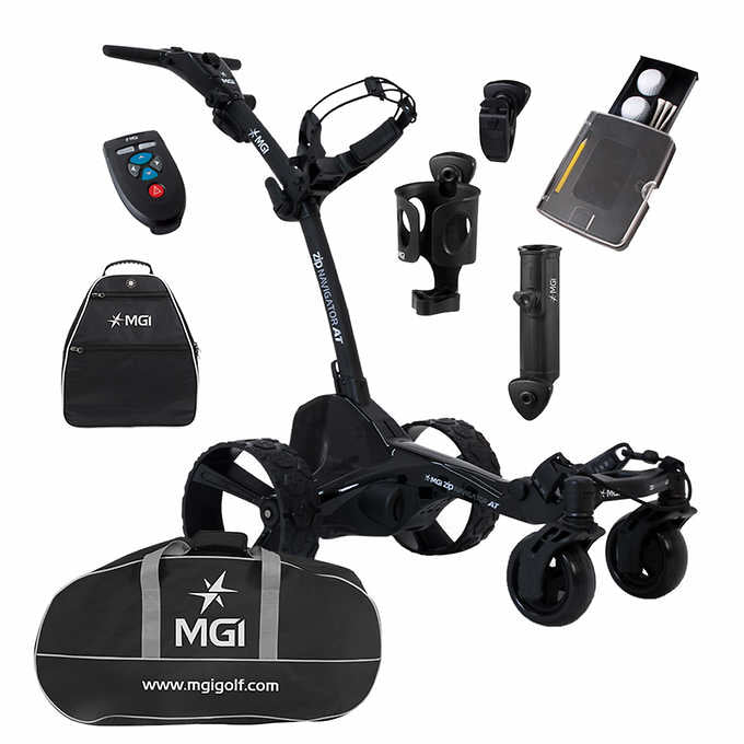 MGI Zip Navigator AT, All Terrain Electric Golf Cart Bundle
