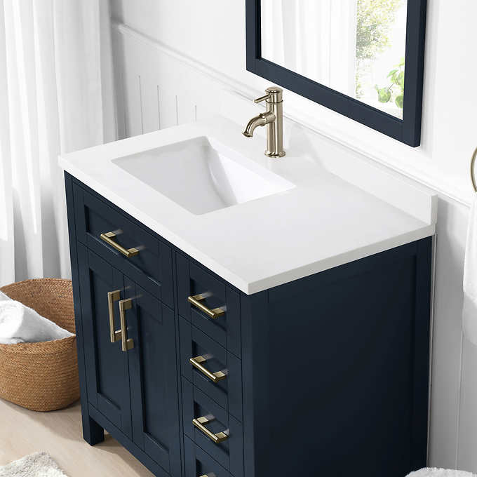 Ove Decors Lakeview Bath Vanity in Blue: A Comprehensive Review