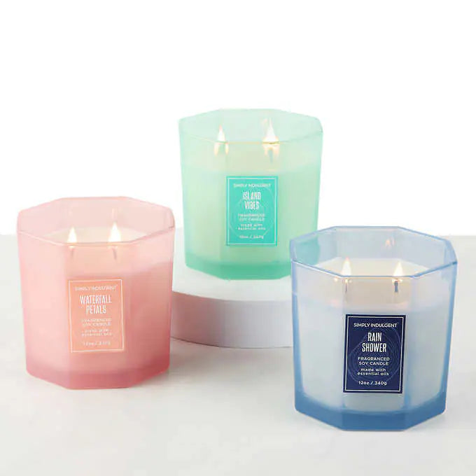 Simply Indulgent 12oz Candle, 3-pack