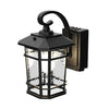 Koda Outdoor LED Wall Lantern with Power Outlet