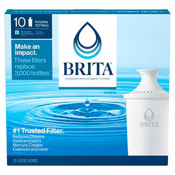 Brita Replacement Water Filters, 10-pack