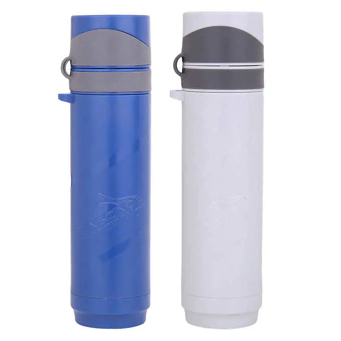 Cascade Mountain Tech Personal Water Filtration Straw, 2-pack