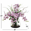 Faux Phalaenopsis Orchid Arrangement