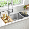 Delta 30” Undermount 16 Gauge Workstation Sink with 18” Kitchen Faucet