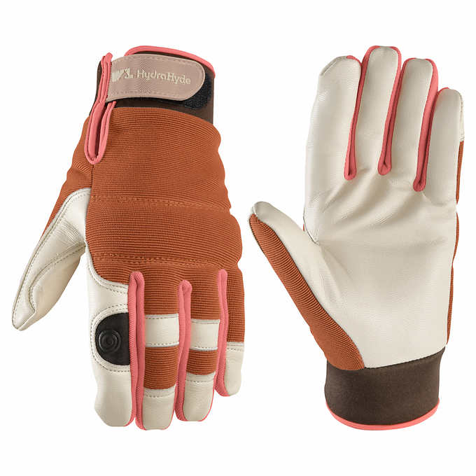 Wells Lamont Women's HydraHyde Leather Work Gloves, 4-pack
