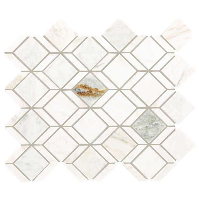 Mohawk Home Marble Waterproof Floor & Wall Mosaic Tile (10 pcs/Carton)
