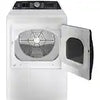 Profile 7.4 cu. ft. Electric Dryer in White with Steam, Sanitize Cycle, and Sensor Dry, ENERGY STAR