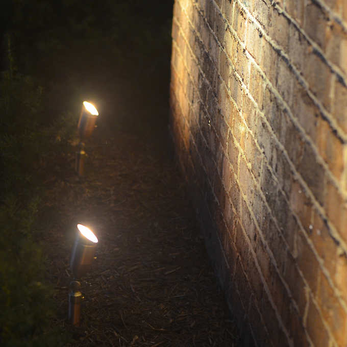 Professional Series LED 6-Light Outdoor Landscape Bullet Light Starter Kit