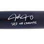 Josh Jung Autographed Navy & Gray Marucci Player Model Bat with "23 WS Champs" Inscription - Beckett Authenticated