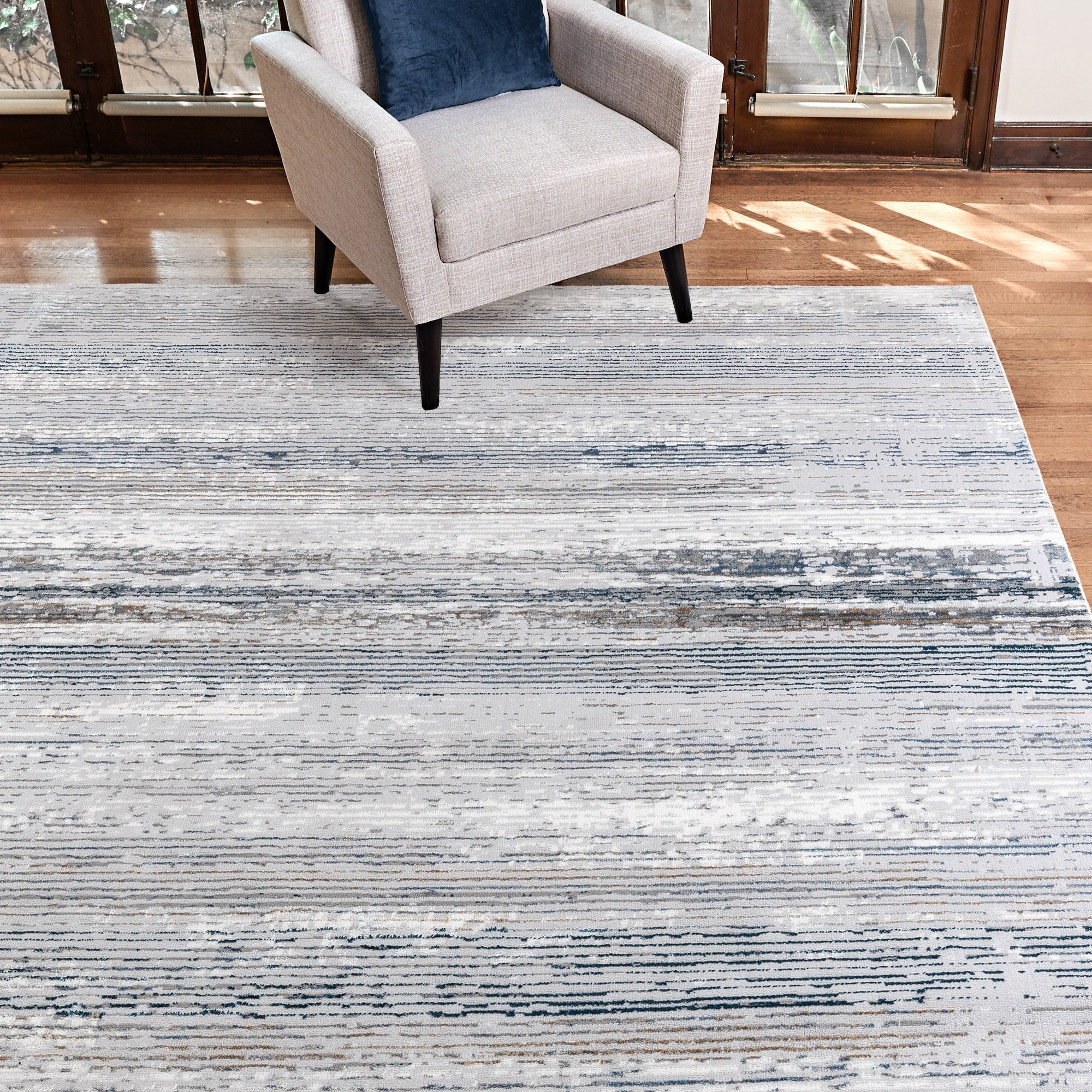 Briton Rug Collection, Mezzin Gray/Blue