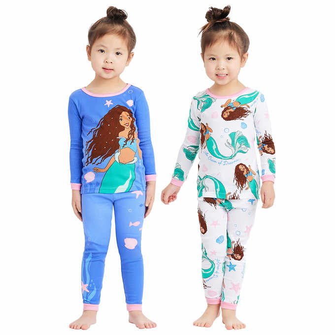 Character Kids' 4-piece Cotton Pajama Set