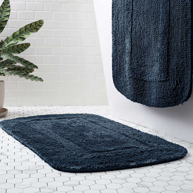 Roozt Home Reverse Tufted Bath Rugs, 2-pack