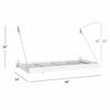 NewAge Products Pro Series 2 ft. x 4 ft. Wall Mounted Steel Shelf, 2-pack