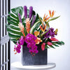 Faux 34" Tropical Floral Arrangement