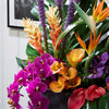 Faux 34" Tropical Floral Arrangement