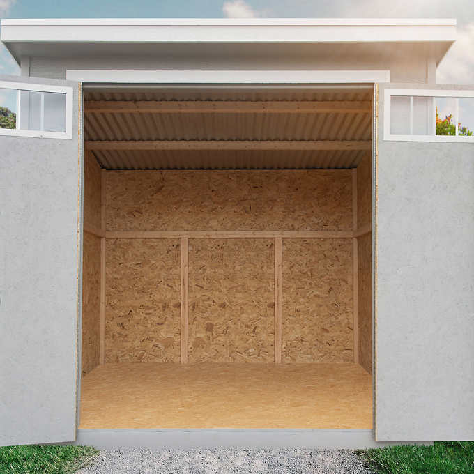 Melbourne 8x6 Wood Storage Shed - Do It Yourself Assembly