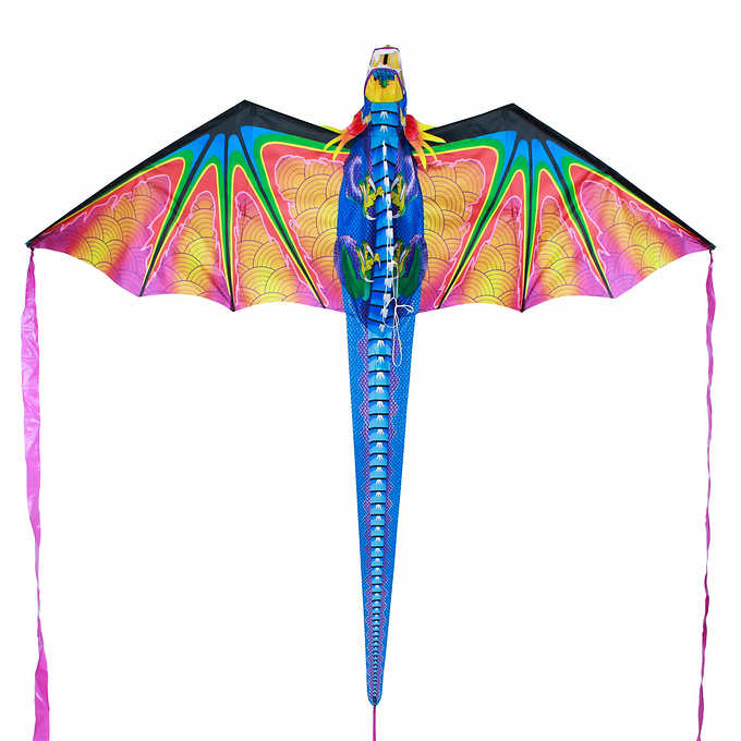 3-D Dragon SuperSized Nylon Kite