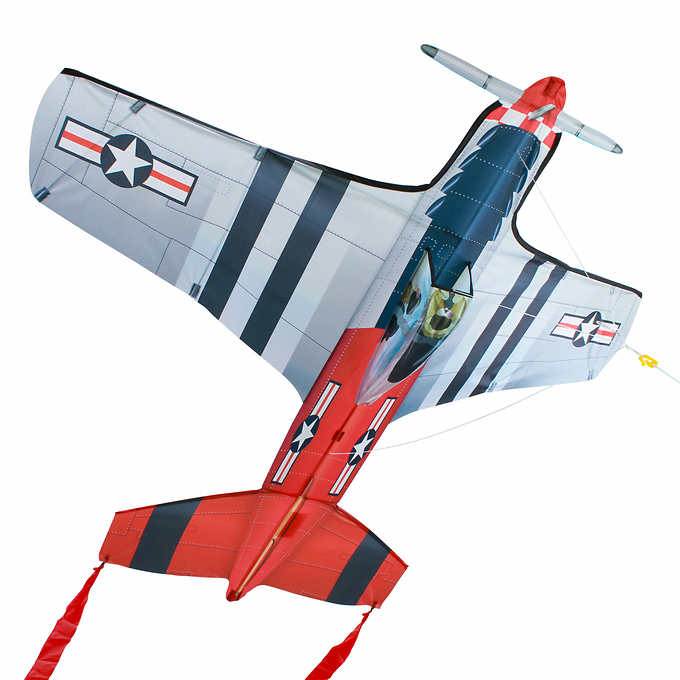 3-D P-51 Mustang SuperSized Nylon Kite