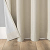Sun Zero Pratt Tonal Texture Fleece Insulated 100% Blackout Window Curtains, 2-pack