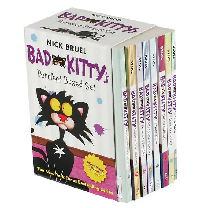 Bad Kitty's Purrfect 8 Book Box Set by Nick Bruel