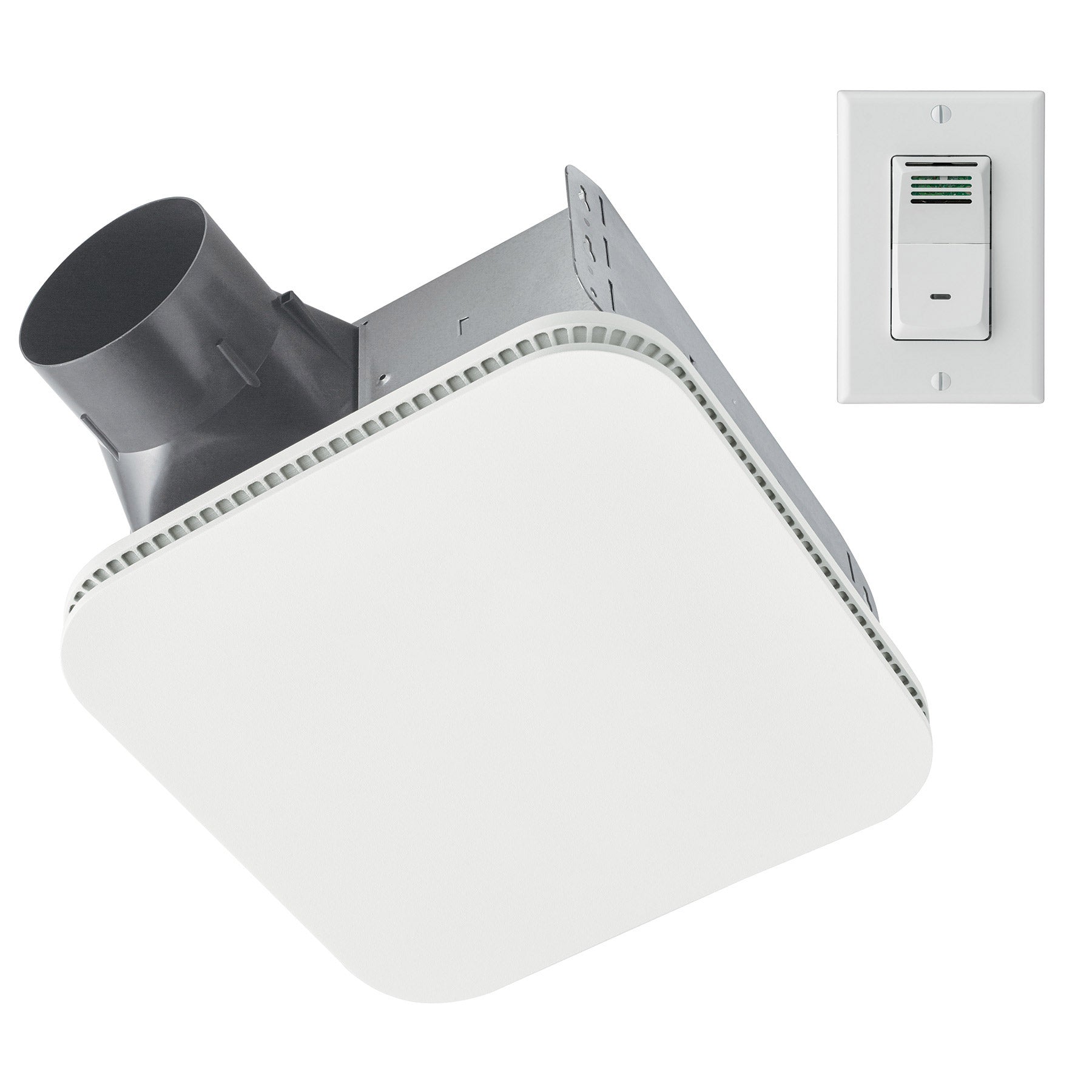 Cleancover Bath Ventilation Fan with Humidity Sensing Control Switch