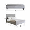 Athena Upholstered Queen Bed and Ottoman