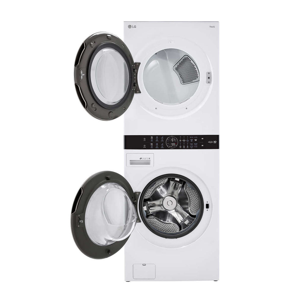 LG WashTower Single Unit GAS with Center Control 4.5 cu. ft. Front Load Washer and 7.4 cu. ft. Dryer