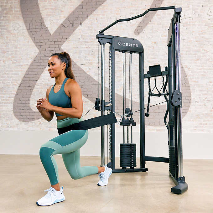 Centr 2 FTX Functional Trainer with Folding Bench and 1-Year Centr App Subscription Included