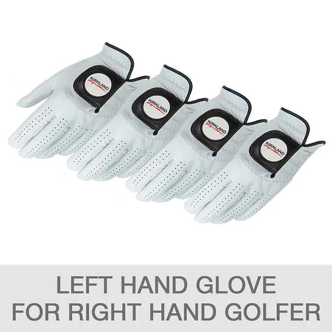 Leather Golf Glove 4-pack- Right Handed