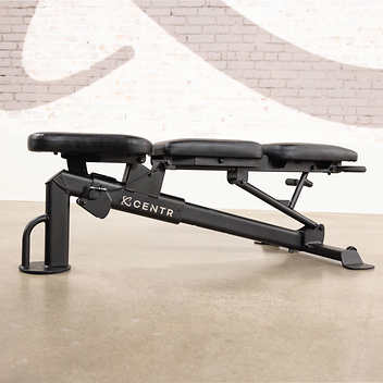 Centr Multi-Adjustable Workout Bench with 1 Year Centr Membership