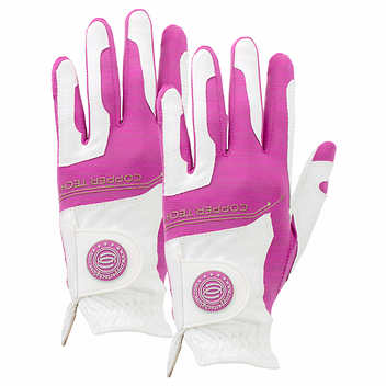 Copper Tech Women's Golf Glove, 2-pack