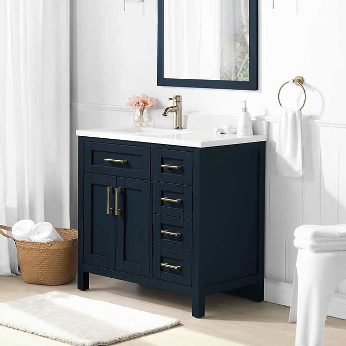 Ove Decors Lakeview Bath Vanity in Blue: A Comprehensive Review