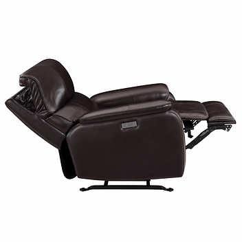 Barcalounger Columbia Leather Power Recliner with Power Headrest