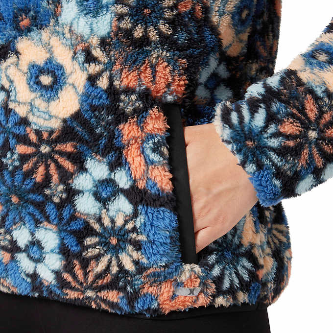 Hurley Ladies' Snap Plush Pullover