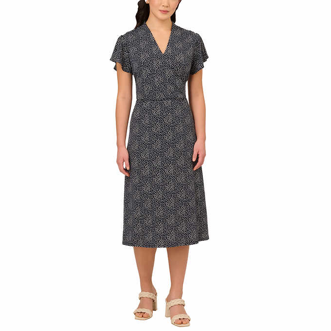 Adrianna Papell Ladies' Faux Wrap Dress