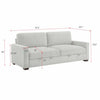 Thomasville Lambert Fabric Sofa with 2 Storage Seats