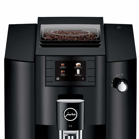 E6 Automatic Coffee Machine, Piano Black