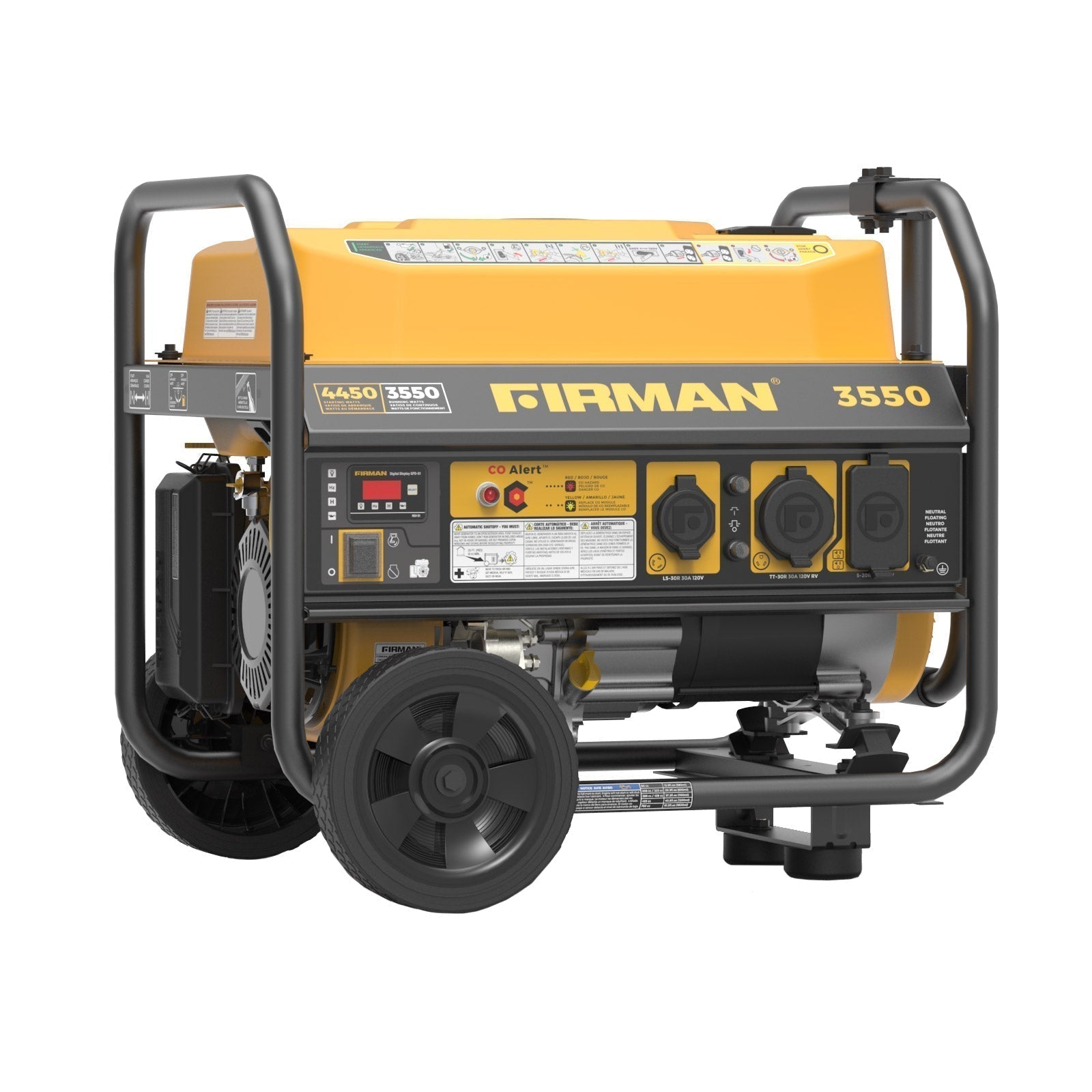 Firman 3550W Running / 4450W Peak Gasoline Powered Generator Image