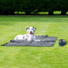 Travel Pet Throw With Collapsible Bowl Set