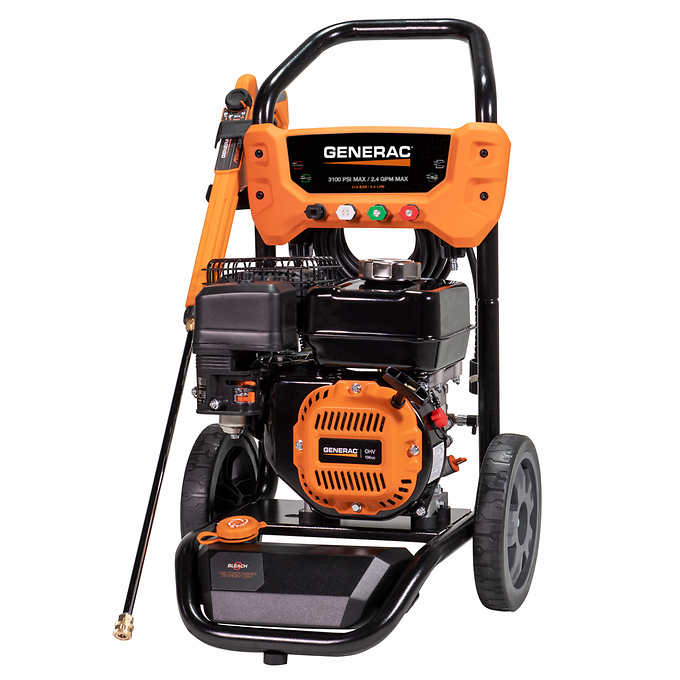Generac 3100 PSI 2.4 GPM Gas Powered Residential Pressure Washer