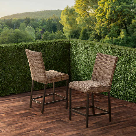 Agio Anderson Outdoor Patio Dining Stool 2-pack
