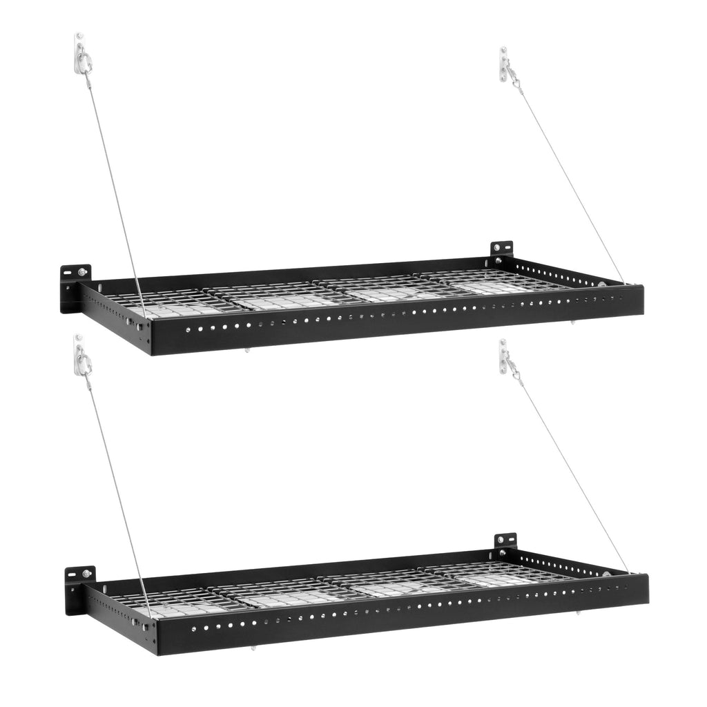NewAge Products Pro Series 2 ft. x 4 ft. Wall Mounted Steel Shelf, 2-pack Image