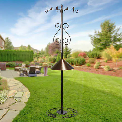 Metal Garden Stand with Baffle